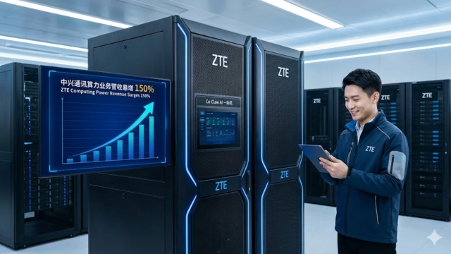 中兴通讯Co-Claw AI一体机发布，算力营收增150%