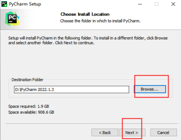 Pycharm 2022.1.3 版本 步骤1