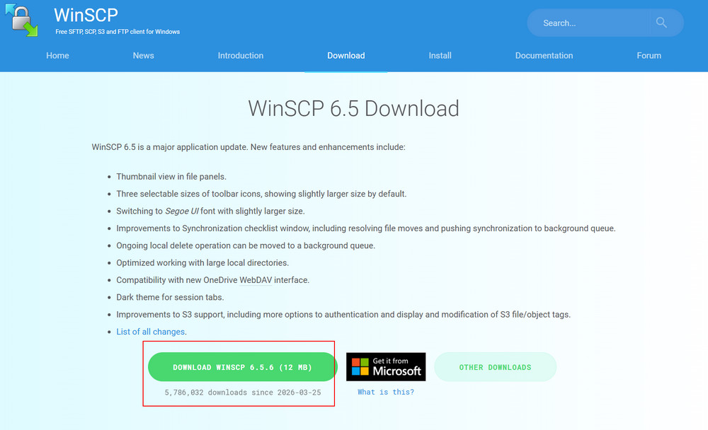 5.winscp下载